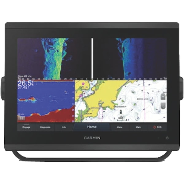 GPSMAP 1223xsv GPS/Chartplotter, w/SideVu, ClearVu and Traditional CHIRP Sonar & Worldwide Basemap